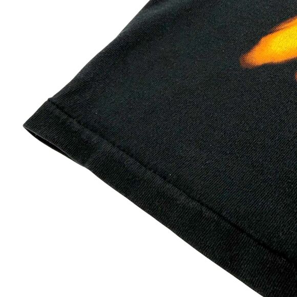 Vintage 2001 AC/DC Bonfire Promo Single Stitch Band T-Shirt Black Large USA - Picture 9 of 15